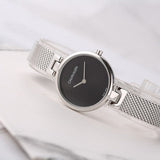 Calvin Klein Authentic Black Dial Silver Mesh Bracelet Watch for Women - K8G23121 Buy Now By Calvin Klein