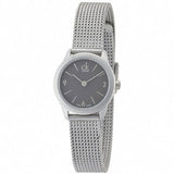 Calvin Klein Minimal Grey Dial Silver Mesh Bracelet Watch for Men - K3M51154 Buy Now By Calvin Klein