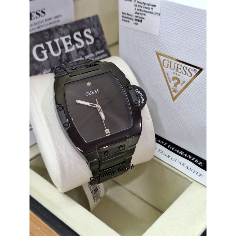 Guess Trend Black Dial Black Steel Strap Watch for Men - GW0387G3 Buy Now By Guess