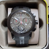 Burberry The Endurance Chronograph Black Dial Black Rubber Strap Watch For Men - BU9802 Buy Now By Burberry