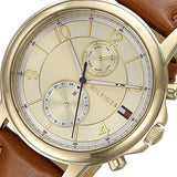 Tommy Hilfiger Claudia Rose Gold Dial Brown Leather Strap Watch for Women - 1781818 Buy Now By Tommy Hilfiger