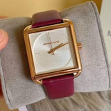 Michael Kors Lake White Dial Brown Leather Strap Watch For Women - MK2584 Buy Now By Michael Kors