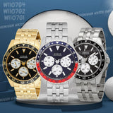 Guess Odyssey Multifunction Blue Dial Silver Steel Strap Watch For Men - W1107G2 Buy Now By Guess