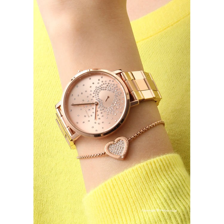 Michael Kors Jaryn Rose Gold Dial Rose Gold Steel Strap Watch for Women - MK3621 Buy Now By Michael Kors
