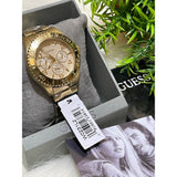 Guess BFF Multifunction Gold Dial Gold Steel Strap Watch for Men - W0231L2 Buy Now By Guess