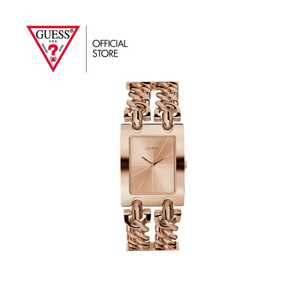 Guess Mod Heavy Metal Rose Gold Dial Rose Gold Steel Strap Watch For Women - W1117L3 Buy Now By Guess