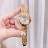 Versace V-Flare Quartz Silver Dial Gold Steel Strap Watch for Women - VEBN00718 Buy Now By Versace