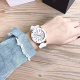 Guess Overdrive Analog White Dial White Rubber Strap Watch for Women - W10614L2 Buy Now By Guess