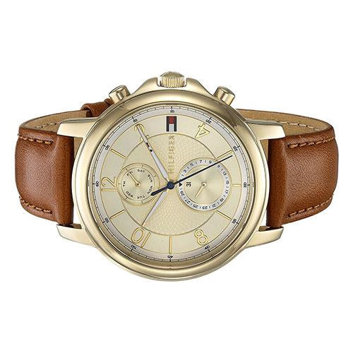 Tommy Hilfiger Claudia Rose Gold Dial Brown Leather Strap Watch for Women - 1781818 Buy Now By Tommy Hilfiger