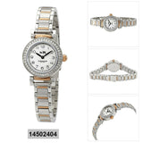 Coach Madison Crystals Silver Dial Two Tone Steel Strap Watch for Women - 14502404 Buy Now By Coach