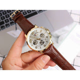 Tommy Hilfiger Keagan Quartz Silver Dial Brown Leather Strap Watch for Men - 1791291 Buy Now By Tommy Hilfiger