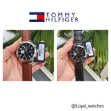 Tommy Hilfiger Trent Multifunction Black Dial Black Leather Strap Watch for Men - 1791136 Buy Now By Tommy Hilfiger