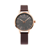 Calvin Klein Even Grey Dial Brown Leather Strap Watch for Women - K7B236G3 Buy Now By Calvin Klein