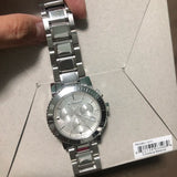 Burberry City Chronograph White Dial Silver Steel Strap Watch For Women - BU9700 Buy Now By Burberry