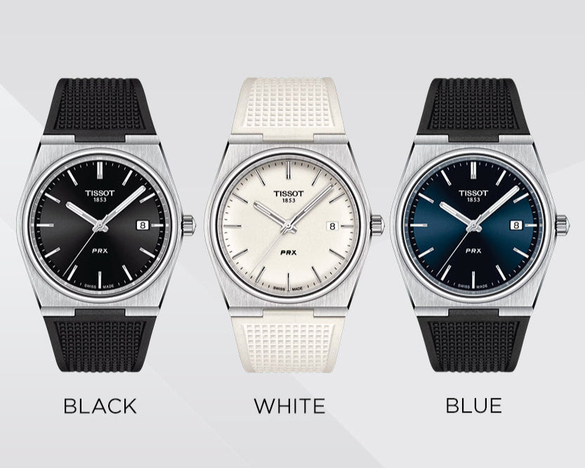 Tissot PRX 40 White Dial White Rubber Strap Watch For Men - T137.410.17.011.00 Buy Now By Tissot