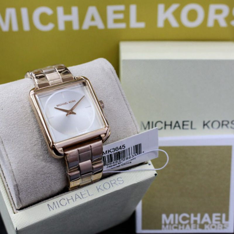 Michael Kors Lake Quartz White Dial Rose Gold Steel Strap Watch For Women - MK3645 Buy Now By Michael Kors