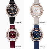 Swarovski Crystalline Aura Red Dial Red Leather Strap Watch for Women - 5558637 Buy Now By Swarovski