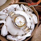 Movado Bold Silver Dial Two Tone Steel Strap Watch for Women - 3600245 Buy Now By Movado