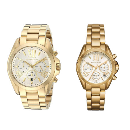 Michael Kors Bradshaw Chronograph White Dial Gold Steel Strap Watch For Women - MK6266 Buy Now By Michael Kors