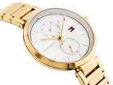 Tommy Hilfiger Angela White Dial Gold Steel Strap Watch for Women - 1782128 Buy Now By Tommy Hilfiger