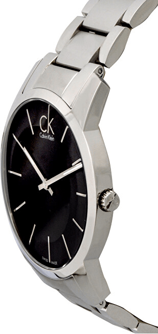 Calvin Klein City Black Dial Silver Steel Strap Watch for Men - K2G21161 Buy Now By Calvin Klein