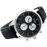 Hugo Boss Companion Black Dial Black Leather Strap Watch for Men - 1513543 Buy Now By Hugo Boss