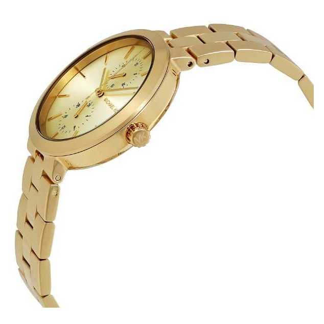 Michael Kors Garner Quartz Gold Dial Gold Steel Strap Watch For Women - MK6408 Buy Now By Michael Kors