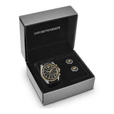 Emporio Armani Sigma Chronograph lack Dial Black Rubber Strap Watch For Men - AR80003 Buy Now By Emporio Armani