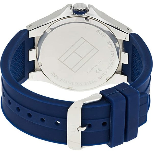 Tommy Hilfiger Drew Black Dial Black Rubber Strap Watch for Men - 1791062 Buy Now By Tommy Hilfiger