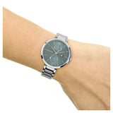 Tommy Hilfiger Angela Blue Dial Silver Steel Strap Watch for Women - 1782126 Buy Now By Tommy Hilfiger
