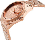 Guess G-Twist Rose Gold Dial Rose Gold Steel Strap Watch for Women - W1082L3 Buy Now By Guess