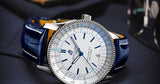 Breitling Navitimer Automatic 41mm White Dial Blue Leather Strap Watch for Men - A173263A1G1P1 Buy Now By Breitling