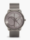 Calvin Klein Minimal Grey Dial Grey Mesh Bracelet Watch for Men - K3M517P4 Buy Now By Calvin Klein