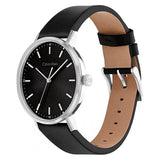Calvin Klein Evan Black Dial Black Leather Strap Watch for Men - K7B211CZ Buy Now By Calvin Klein