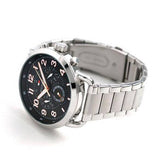 Tommy Hilfiger Briggs Chronograph Black Dial Silver Steel Strap Watch for Men - 1791422 Buy Now By Tommy Hilfiger
