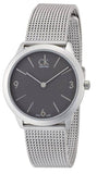 Calvin Klein Minimal Grey Dial Silver Mesh Bracelet Watch for Men - K3M52154 Buy Now By Calvin Klein