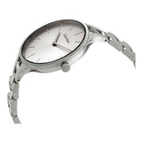 Calvin Klein Graphic White Dial Silver Steel Strap Watch for Women - K7E23146 Buy Now By Calvin Klein