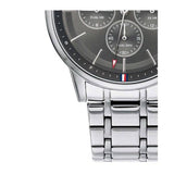 Tommy Hilfiger Kyle Chronograph Grey Dial Silver Steel Strap Watch for Men - 1791632 Buy Now By Tommy Hilfiger