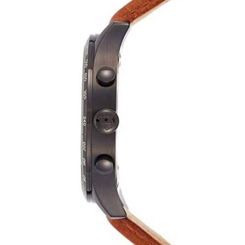 Tommy Hilfiger Gavin Chronograph Quartz Black Dial Brown Leather Strap Watch for Men - 1791470 Buy Now By Tommy Hilfiger