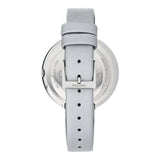 Calvin Klein Chic Silver Dial White Leather Strap Watch for Women - K7N23UP8 Buy Now By Calvin Klein