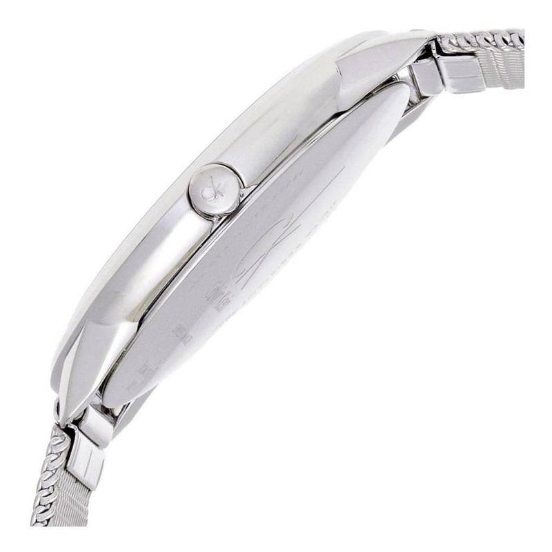 Calvin Klein Surround Black Dial Silver Mesh Bracelet Watch for Men - K3W21121 Buy Now By Calvin Klein