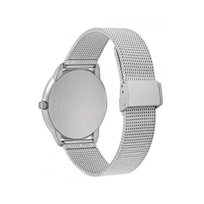 Calvin Klein Minimal White Dial Silver Mesh Bracelet Watch for Men - K3M5115X Buy Now By Calvin Klein