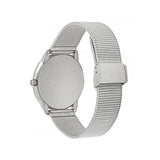 Calvin Klein Minimal White Dial Silver Mesh Bracelet Watch for Men - K3M5115X Buy Now By Calvin Klein