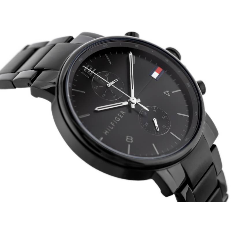 Tommy Hilfiger Daniel Black Dial Black Steel Strap Watch for Men - 1710414 Buy Now By Tommy Hilfiger