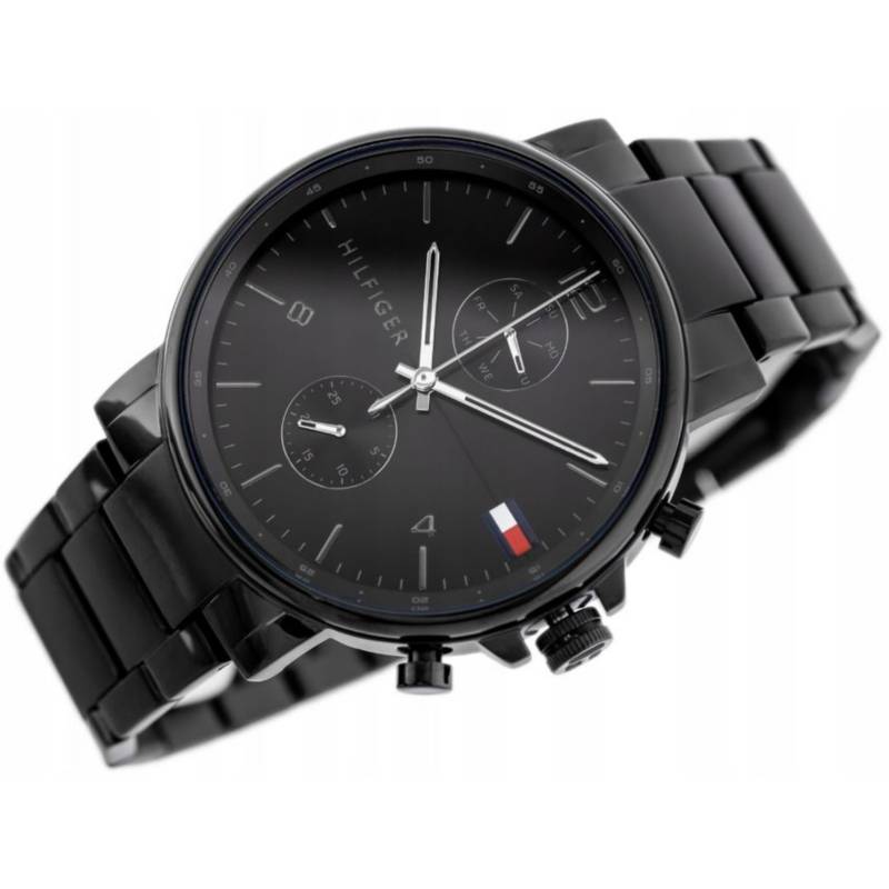 Tommy Hilfiger Daniel Black Dial Black Steel Strap Watch for Men - 1710414 Buy Now By Tommy Hilfiger