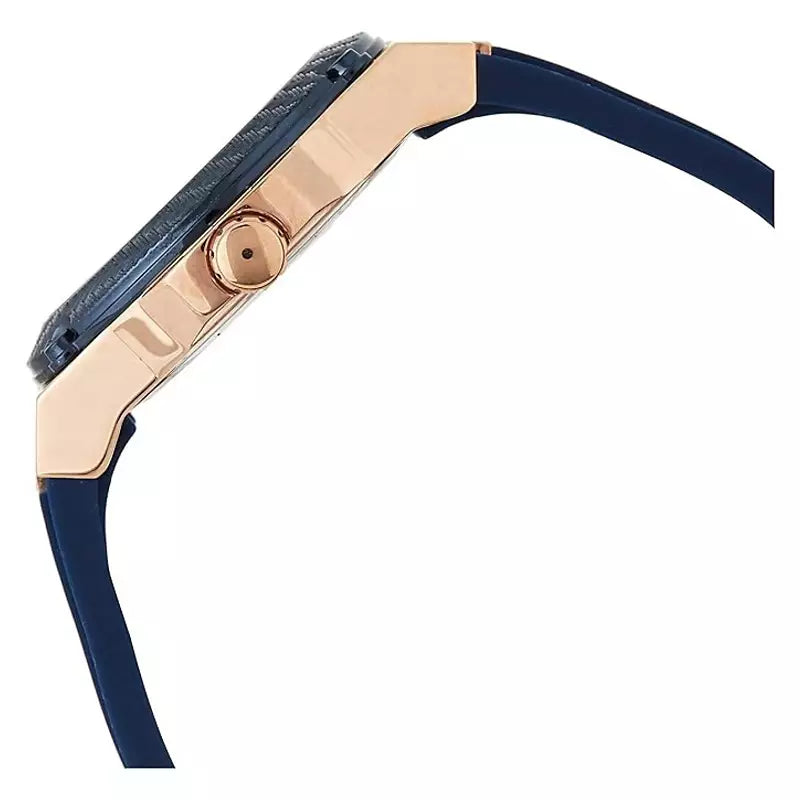 Guess Zena Blue Dial Blue Silicone Strap Watch For Women - W1094L2 Buy Now By Guess