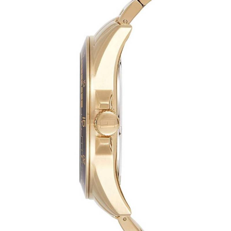 Tommy Hilfiger Sport White Dial Gold Steel Strap Watch for Men - 1791365 Buy Now By Tommy Hilfiger