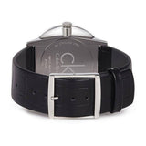 Calvin Klein Grey Dial Black Leather Strap Watch for Women - K2Y2Y1CU Buy Now By Calvin Klein