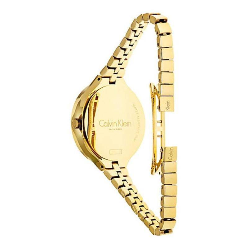 Calvin Klein Lively White Dial Gold Steel Strap Watch for Women - K4U23526 Buy Now By Calvin Klein
