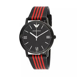 Emporio Armani Kappa Black Dial Two Tone NATO Strap Watch For Men - AR11015 Buy Now By Emporio Armani